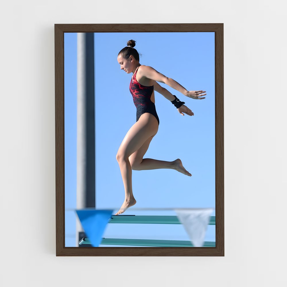 Poster Plongée Époustouflante – affiche Plongeon au tremplin (vue 5)